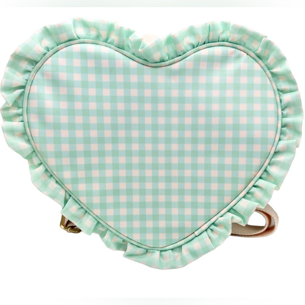 Stoney Clover Lane Mint Chip Green Heart Backpack Gingham Disney Work Bag